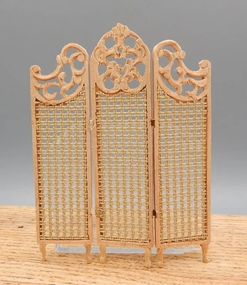 Antigua miniatura vintage escala 1/2 sin terminar con pantalla de bastón Bespaq casa de muñecas 1:24 Foto 1 de 4