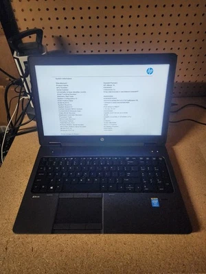 Ноутбук HP ZBook 15 i7-4700MQ 2,4 ГГц 16 ГБ RAM без блокировки HDD/OS BIOS см. описание - Изображение 1 из 4