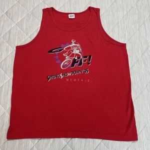 Vintage BMX Bike Tank Top Shirt Herren XL Memphis Show Off 1995 Anvil Sleeveless - Bild 1 von 12