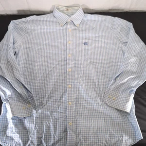 Peter Millar North Carolina Tar Heel Hemd Herren L weiß Nanoluxe Knopfleiste Mängel - Bild 1 von 11