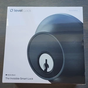 Level Lock (Matter) Smart Lock Second Edition Matte Black C4 NEW AND SEALED - Picture 1 of 13