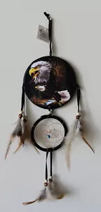 New Eagle Dream Catcher Mandella 4" Native american style Home Decor - Picture 1 of 1