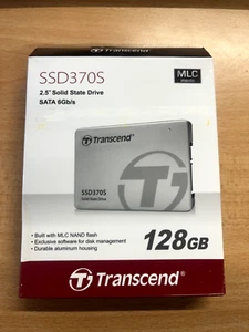 SSD370S TS128GSSD370S Transcend 128GB 2.5" SATA III 6Gb/s NEW Open Box 0 Hours - Picture 1 of 3