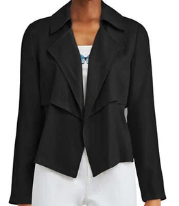 bar III Womens Open Front Trench Jacket-Large - Picture 1 of 5