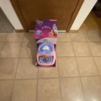 Kiddieland Disney Spark n Glow Princess Carriage Ride-On - Pink - Image 1 of 4