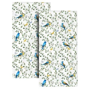 Bird Bath Hand Towels 14"x28" Soft Absorbent Decorative Towel Set Gifts Women - Picture 1 of 7
