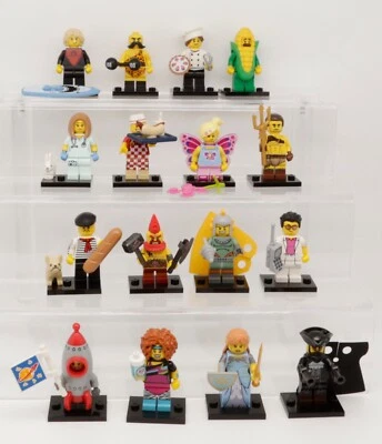 LEGO® 71018 Serie 17 Minifig  Komplett 16 Figuren mit Platte und Booklet - Bild 1 von 4
