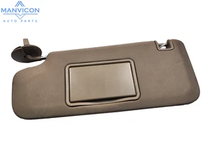 2008-2012 Chevrolet Malibu Sun Visor Driver Left Side Sunvisor W/Mirror Tan OEM - Picture 1 of 12