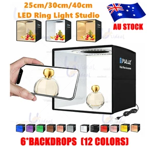 Photography Light Box Foldable Large Studio 144 LED Tent Dimmable Photo Backdrop - Picture 1 of 13