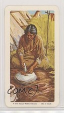 1974 Brooke Bond Red Rose Indians of Canada Tea Making Pemmican #25 0t5