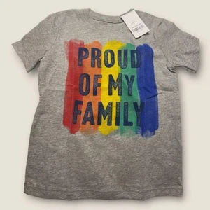 Pride Carter’s “Proud Of My Family” T-Shirt Toddler Size 3T Rainbow Unity - Picture 1 of 3