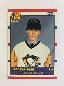 1990 Score Pittsburgh Penguins Jaromir Jagr #428 Rookie Card - Picture 1 of 2