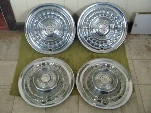 1959 Cadillac Hub Caps 15" Set of 4 Caddy Wheel Covers Hubcaps 59 - Picture 1 of 6