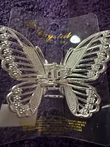Sparkling Beautiful Butterfly Crystal Metal Hair Clip - Picture 1 of 4