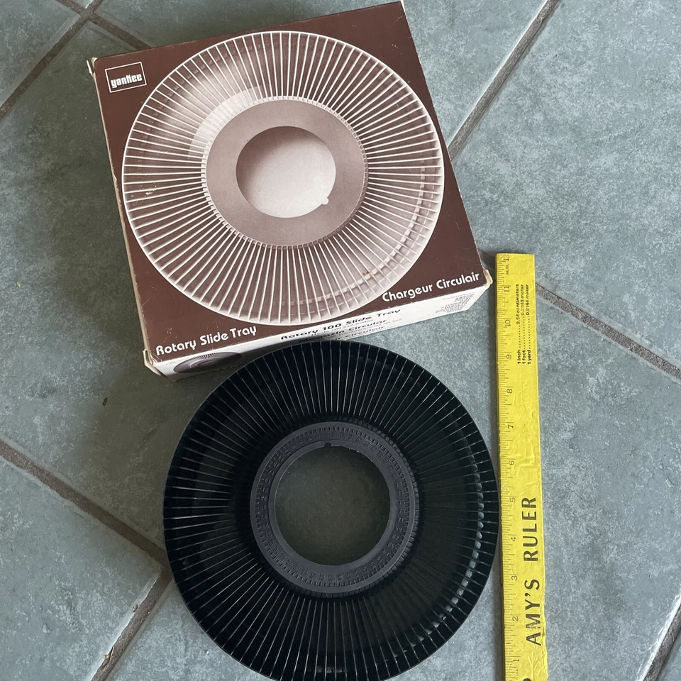 Yankee Circular Magazine 100 Slide Tray Vintage For 2x2 Slides 35mm Carousel - Image 1 of 4