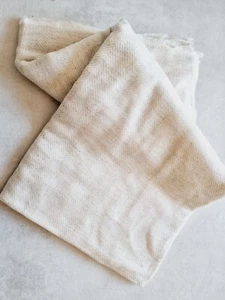 Edle Decke 100% Kaschmir 120x250 Cashmere Sofa Kuscheldecke Luxus naturfarben - Bild 1 von 3
