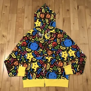 BAPE Animal Safari Banana Milo Full Zip Hoodie A Bathing Ape Size M - Picture 1 of 7