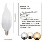 3w Led Bulb Chandelier Flame Candle Light E12 E26 E27 E14 2835 Smd White Lamps