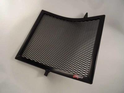 BLACK Radiator Guard Fits KAWASAKI NINJA ZX6R ZX636 2017 2018 2019 2020 2021 - Image 1 of 4