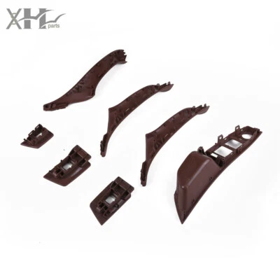 Panel de interruptor de agarre empotrado de manija de puerta rojo-marrón para BMW 525d xDrive 530d xDrive Foto 1 de 4