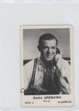 1950 Dutch Gum Serie A Illustra Black & White Dana Andrews #ILLUSTRA52 0i4g