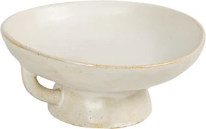 Creative Co-Op Stoneware Bowl W Reactive Glaze, White - Picture 1 of 11