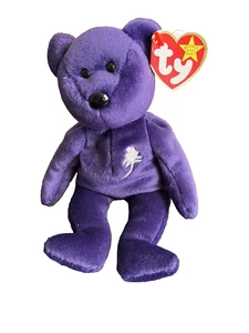 Beanie Baby Lady Diana Bear - Picture 1 of 3