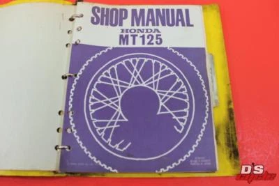Honda OEM Shop Service Repair Manual AND PARTS CATALOG MT125 1973 Print 6136101 - Image 1 of 3