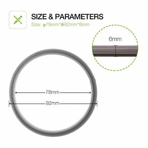 Sealing Ring Gaskets Fit for Nutri 600W/900W Flat Cross Blade Juicer Accessories - Picture 1 of 11