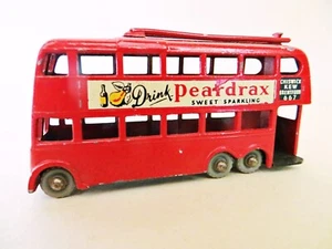 MATCHBOX LESNEY 56a 'LONDON TROLLEYBUS BUS 667 PEARDRAX' ROT. GPW. VINTAGE. - Bild 1 von 6