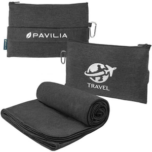 Travel Blanket Pillow Set Airplane Car Long Flight Airplane Neck Pillow Compact - Picture 1 of 42