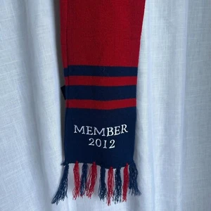 Melbourne Demons 2012 Members Scarf AFL Red Blue Collectible - Bild 1 von 8