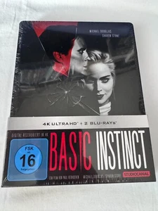 Basic Instinct (Limited Steelbook Edition) 4K UHD + Blu-ray / NEU - Bild 1 von 4