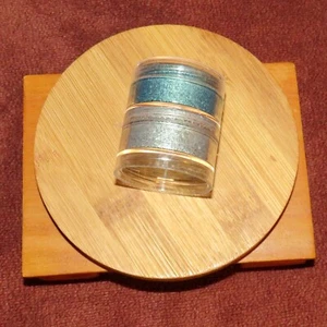 MAC Moss Garden, RainDrop Eyeshadow Crushed Metallic Stack Pigment RARE! LE DISC - Picture 1 of 4