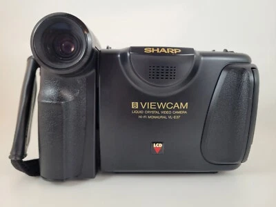 Sharp Camcorder Model VL-E37 (No Battery) - Untested For Parts or Repairs - Image 1 of 4
