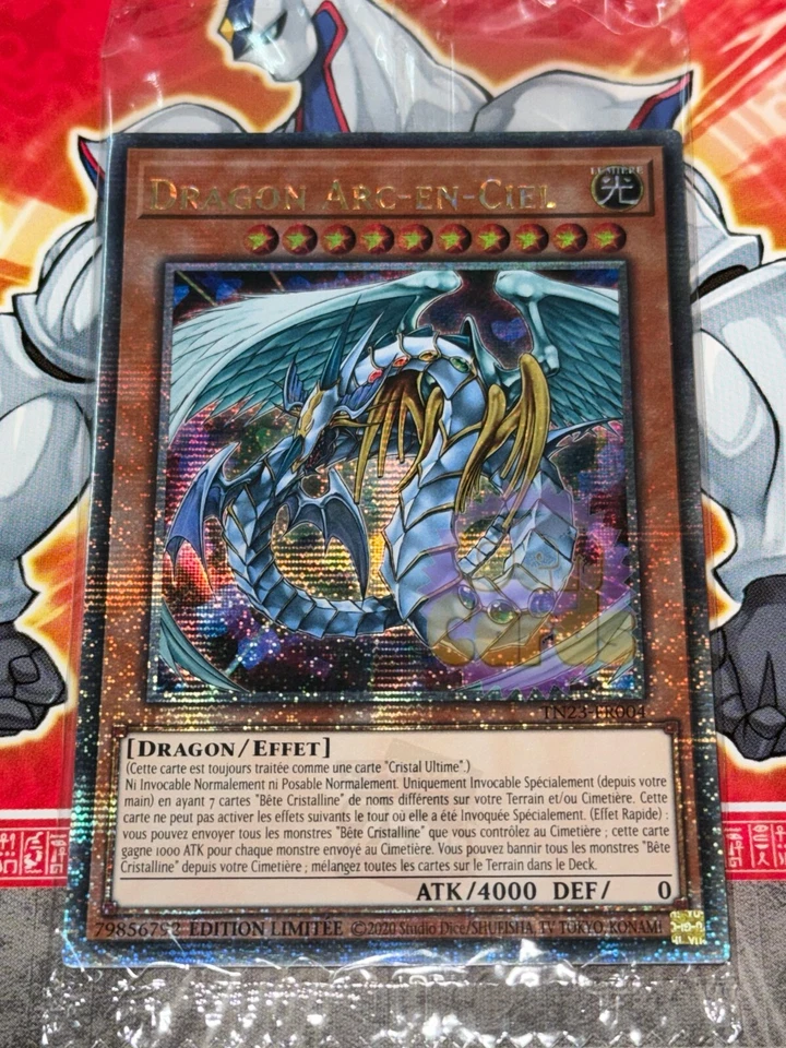 Carte Yu Gi Oh DRAGON ARC-EN-CIEL TN23-FR004  SCELLE SEALED - Photo 1/1