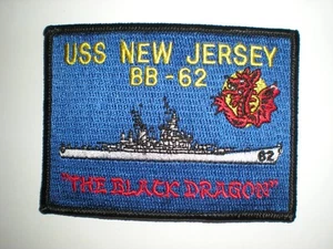 US NAVY USS NEW JERSEY BB-62 PATCH -COLOR - Picture 1 of 1