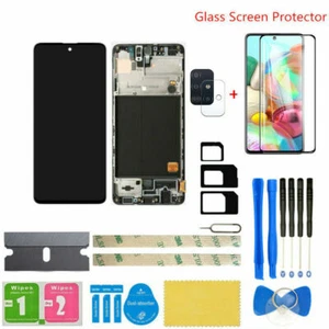 For Samsung Galaxy A51 A515 LCD Display Digitizer Touch Screen Replacement Frame - Zdjęcie 1 z 9