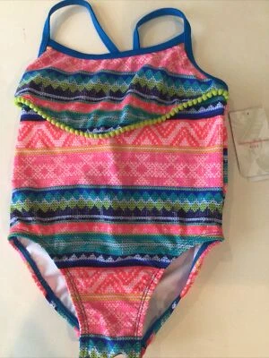 Tommy Bahamas niños niñas traje de baño de una pieza multicolor talla 2T nuevo con etiquetas Foto 1 de 4