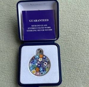 Venetian  glass Parure pendant, New !! - Picture 1 of 9