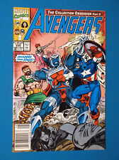 THE AVENGERS # 335 - VF- 7.5 - 1991 NEWSSTAND - RON LIM COVER