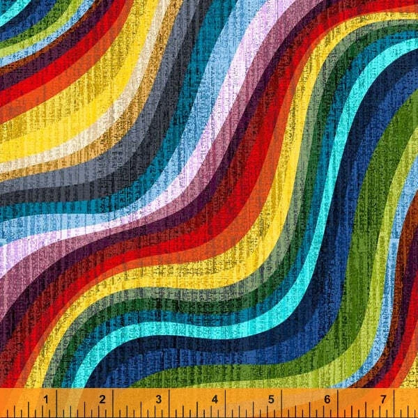 Terrain Wave 108" fabric by Windham, 52894DW-1, wide quilt fabric - Image 1 of 1