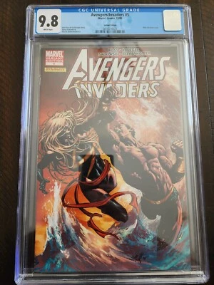 Avengers Invaders #5 Mike Deodato 1:25 Variant CGC 9.8 - Image 1 of 2