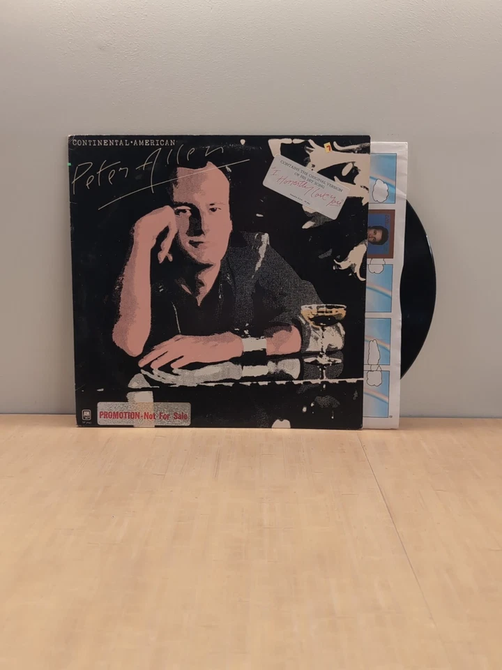 PETER ALLEN CONTINENTAL AMERICAN PROMO SP-3643 LP VINYL RECORD - Image 1 of 4