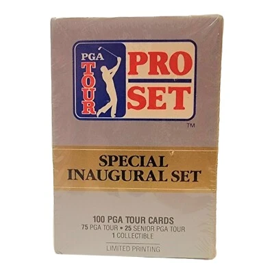 NEW SEALED LIMITED EDITION PGA GOLF TOUR PRO SET INAUGURAL LIMITED EDITION - Image 1 of 2