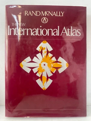 The New International Atlas~ 1982 HC/DJ~ Rand McNally (FC205-5Q432 - Image 1 of 4