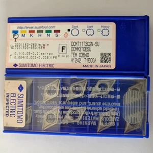 10pcs DCMT11T302N-SU T1500A DCMT11T302 Original SUMITOMO CNC carbide inserts - Picture 1 of 5