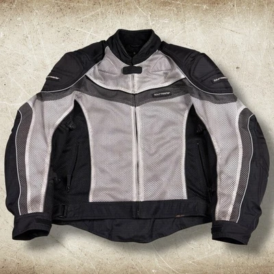 Tourmaster Jacket Mens Size XL (46) Gray Motorcycle Intake Series 2 Mesh Padded - Image 1 of 4