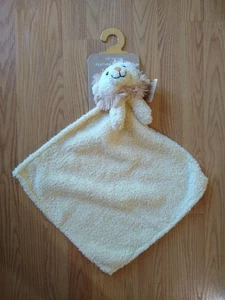 LEVI und EMMIE Sicherheitsdecke Löwenfeder Strick Lovey Baby Kleinkind gelb NEU - Bild 1 von 5