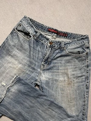 Rock & Roll Cowboy Jeans Men’s 38x30 Double Barrel Relaxed Straight Distressed - Image 1 of 4